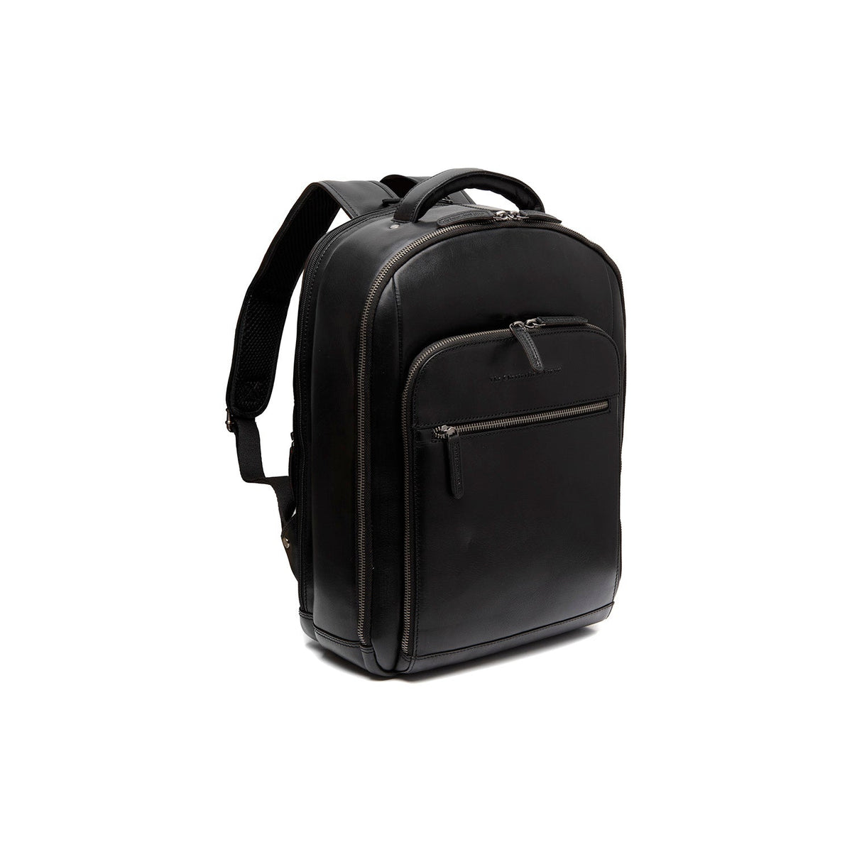 Maggiore Full-Grain Leather Laptop Backpack klasszikus 100% valódi teljes bőrből - Full Exterior Elölnézet & testre szabott sziluett | Online vásárlás