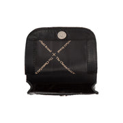 
Közeli részlet of Classic Collar & Heavy-Duty Zipper Hardware on Nebra Valódi teljes bőr Phone Bag