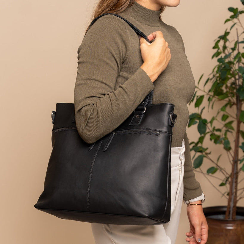 Rome Full-Grain Leather Shopper női