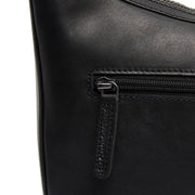 
Classic 100% Full-Grain leather Bag - Hátulnézet megerősített bőrpántokkal
