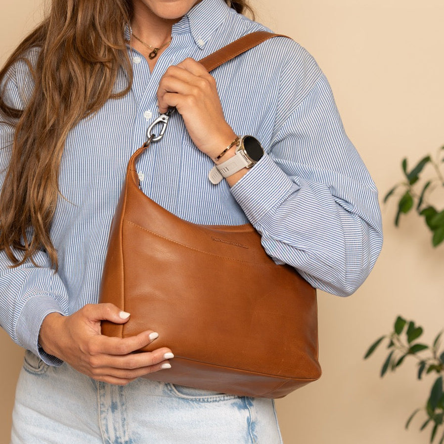 Everyday Carry Perspective Showing Ergonomic Grab Handle &amp; Strap Comfort