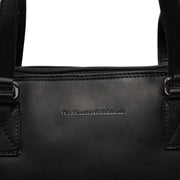 Classic 100% Full-Grain leather Bag - Rear Perspective Showing Reinforced Leather Straps & Stitching