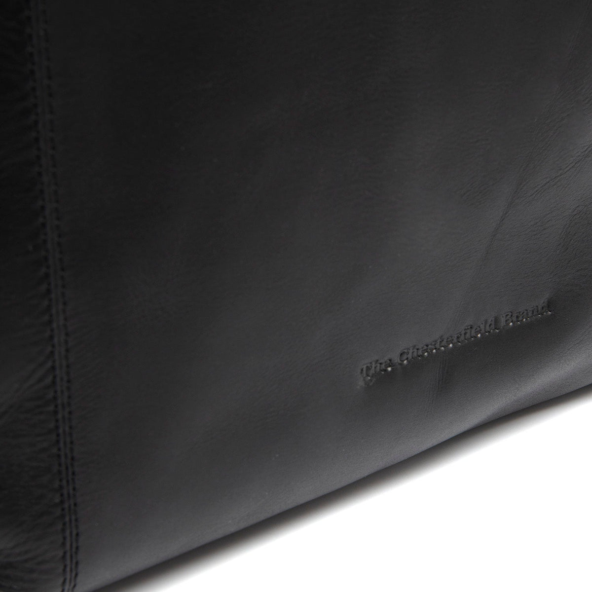 
Classic 100% Full-Grain leather Bag - Hátulnézet megerősített bőrpántokkal
