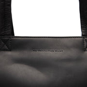 
Classic 100% Full-Grain leather Bag - Hátulnézet megerősített bőrpántokkal