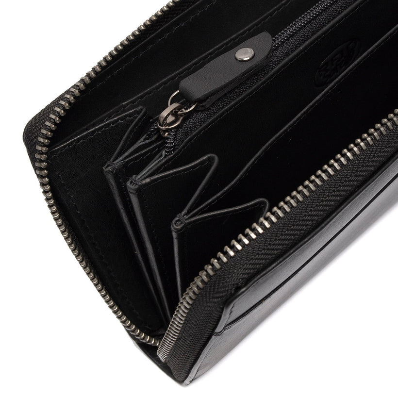 Livorno Full-Grain Leather Wallet női