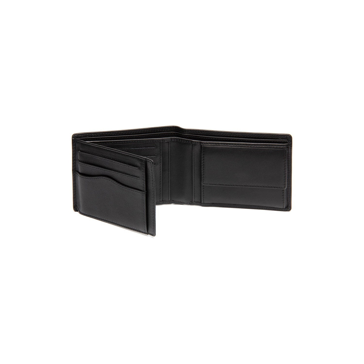 
Classic 100% Full-Grain leather Wallet - Hátulnézet megerősített bőrpántokkal