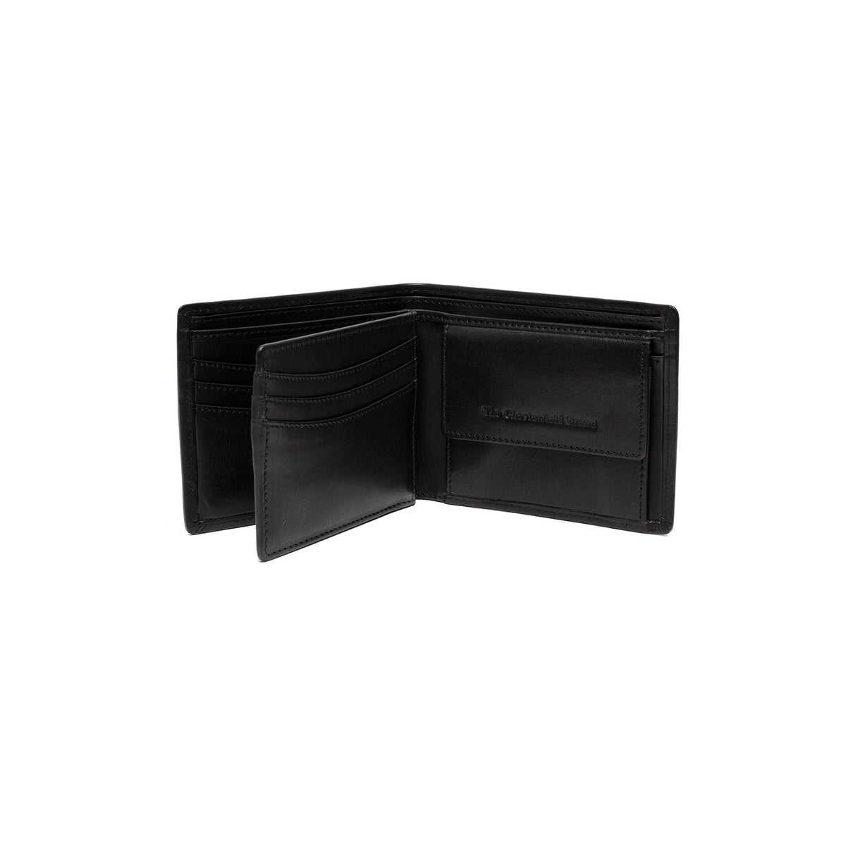 Positano Full-Grain Leather Wallet - Strukturált oldalprofil a belső mélységgel