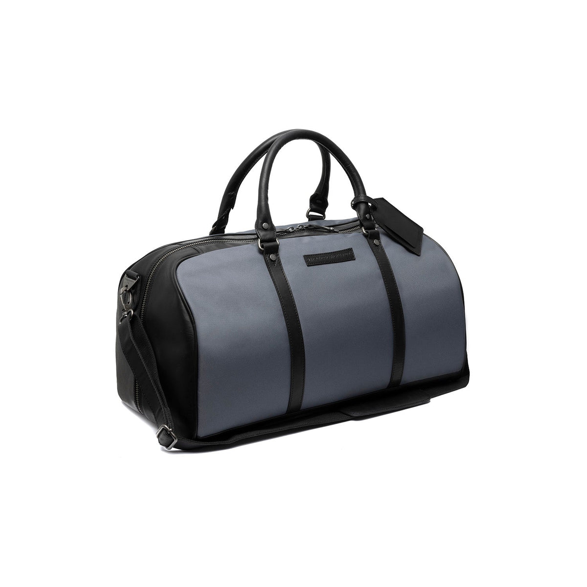 Tornio Full-Grain Leather Weekender Bag in Classic 100% Full-Grain Leather - Full Exterior Front Profile View | Buy Online