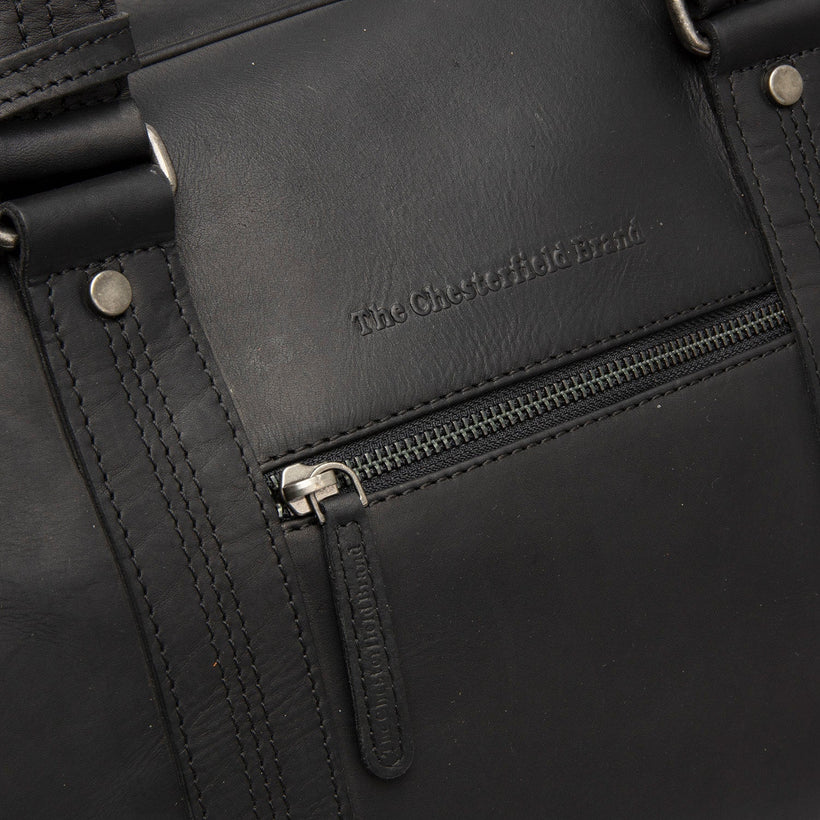 Volenza Full-Grain Leather Weekender Bag női