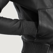 
Luna Hooded Bőr Bomber Dzseki Női – alternate product view 6