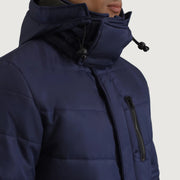 
Belső bélés nézet Showing Quilted Viscose Lining & Két funkcionális belső zseb