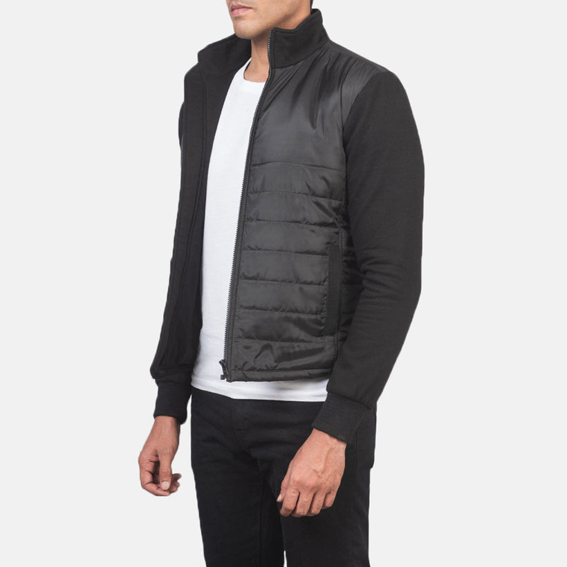 Nashville Quilted Fekete Windbreaker Bőrdzseki férfi