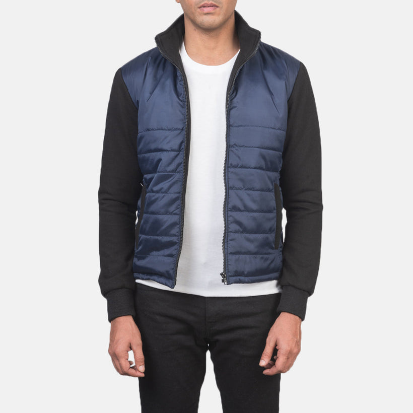 Nashville Quilted Blue Windbreaker Bőrdzseki férfi