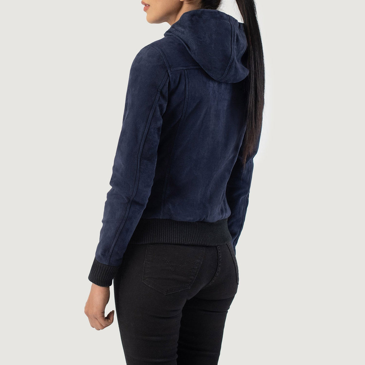 
Rebella Hooded Bőr Bomber Dzseki Női – alternate product view 5