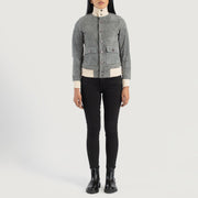 
Sasha A1 Bőr Bomber Dzseki Női – alternate product view 3