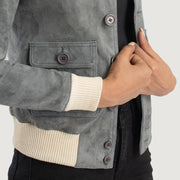 
Sasha A1 Bőr Bomber Dzseki Női – alternate product view 6