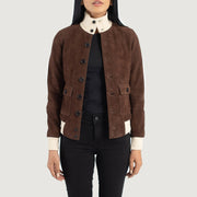 
Sasha A1 Bőr Bomber Dzseki Női – alternate product view 1
