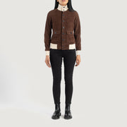 
Sasha A1 Bőr Bomber Dzseki Női – alternate product view 3