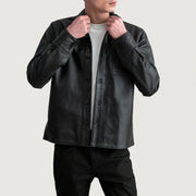 
Scout Fekete Leather Shirt Férfi - Elölnézet & testre szabott sziluett | Online vásárlás
