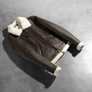 
Sherilyn B-3 Fekete Bőr Bomber Dzseki Női – alternate product view 7