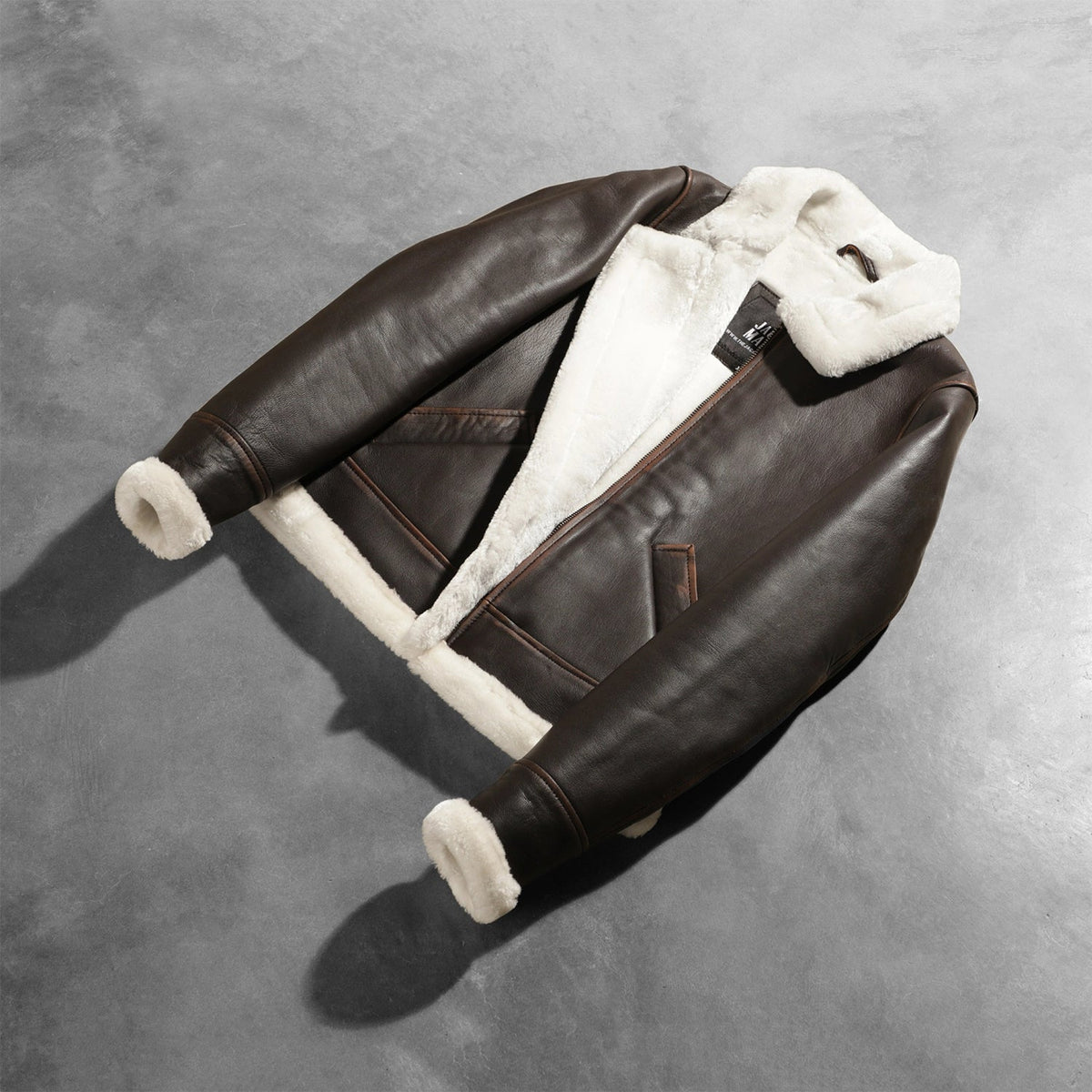 
Sherilyn B-3 Fekete Bőr Bomber Dzseki Női – alternate product view 8