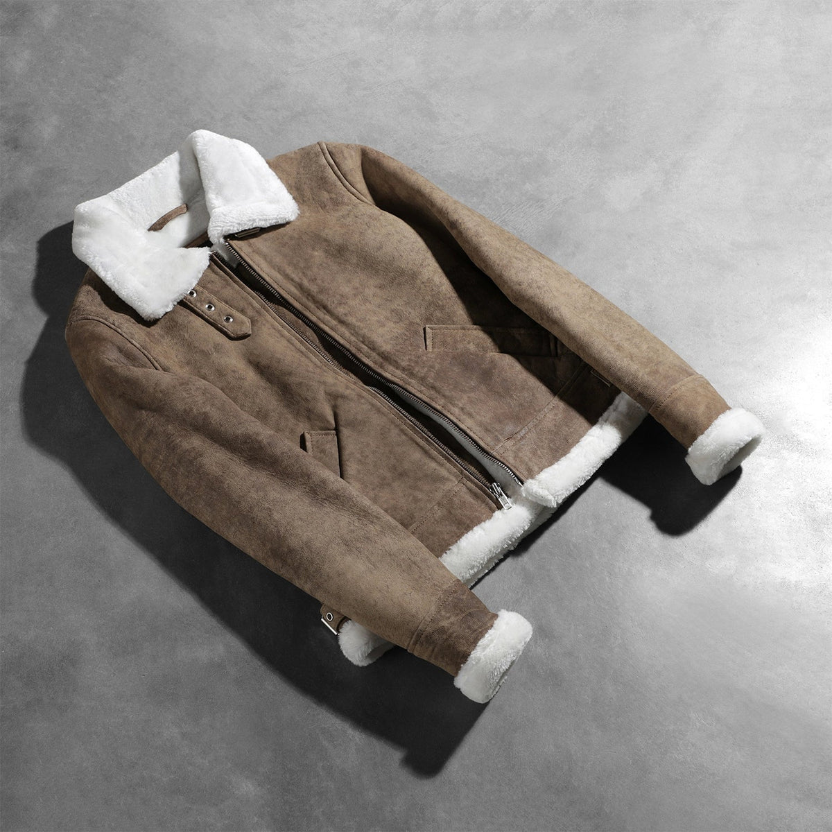 
Sherilyn B-3 Fekete Bőr Bomber Dzseki Női – alternate product view 7