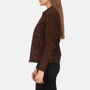 
Suzy Trucker Barna Bőrdzseki Női – alternate product view 3
