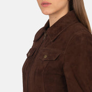 
Suzy Trucker Barna Bőrdzseki Női – alternate product view 6