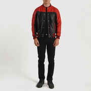 
Terrance Fekete Varsity Bőrdzseki Férfi – alternate product view 5