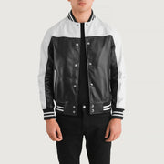 
Terrance Fekete Varsity Bőrdzseki Férfi – alternate product view 1