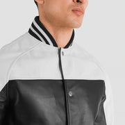 
Terrance Fekete Varsity Bőrdzseki Férfi – alternate product view 6