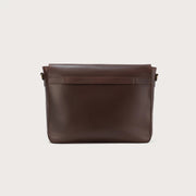 
The Carismatico Vintage Brown Leather Messenger Bag For Men & Women - Strukturált oldalprofil a belső mélységgel