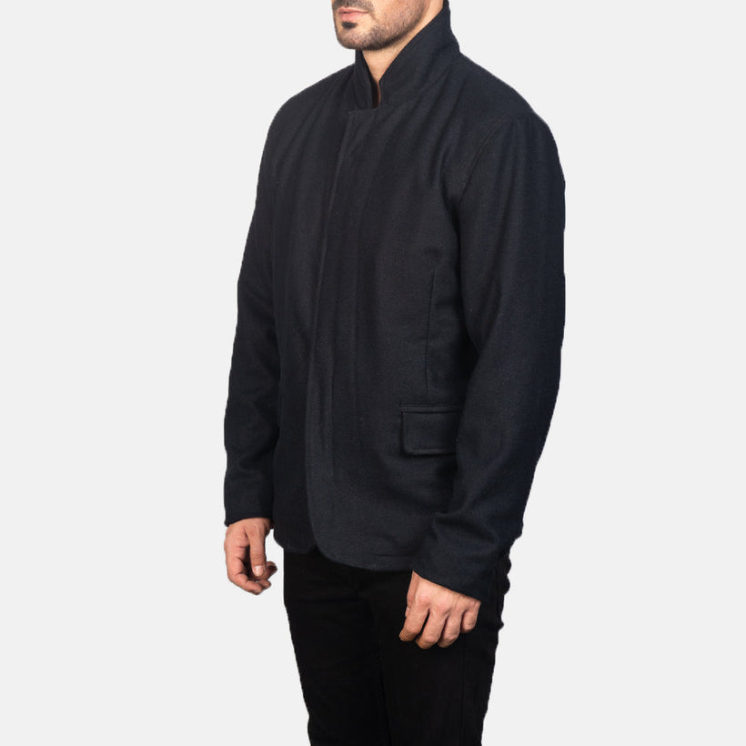 Thomas Fekete Wool Bőrdzseki férfi