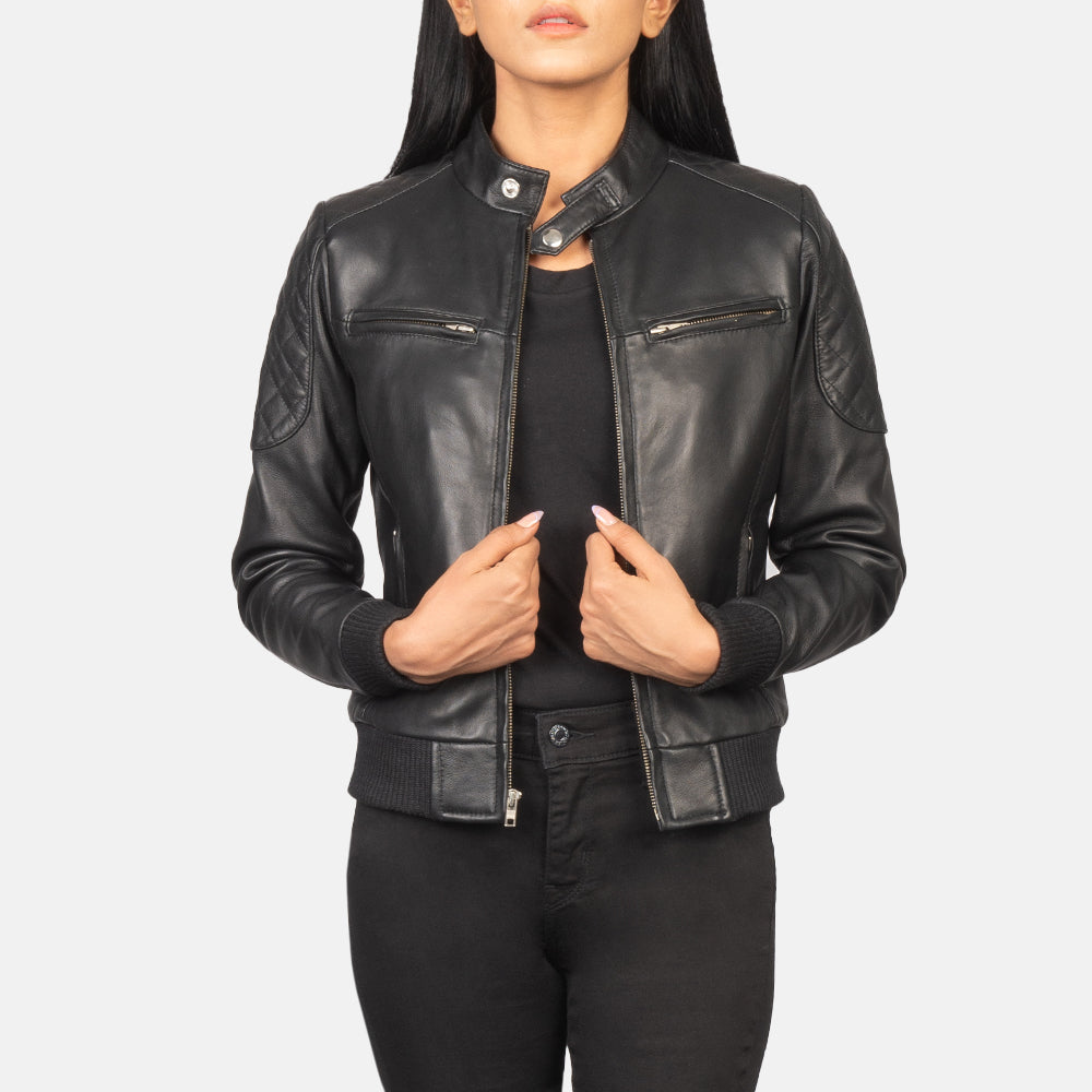 
Zenna Bőr Bomber Dzseki Női – alternate product view 1