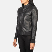 
Zenna Bőr Bomber Dzseki Női – alternate product view 2