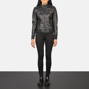 
Zenna Bőr Bomber Dzseki Női – alternate product view 3