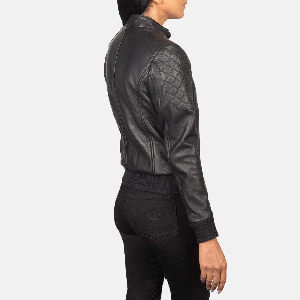 
Zenna Bőr Bomber Dzseki Női – alternate product view 5